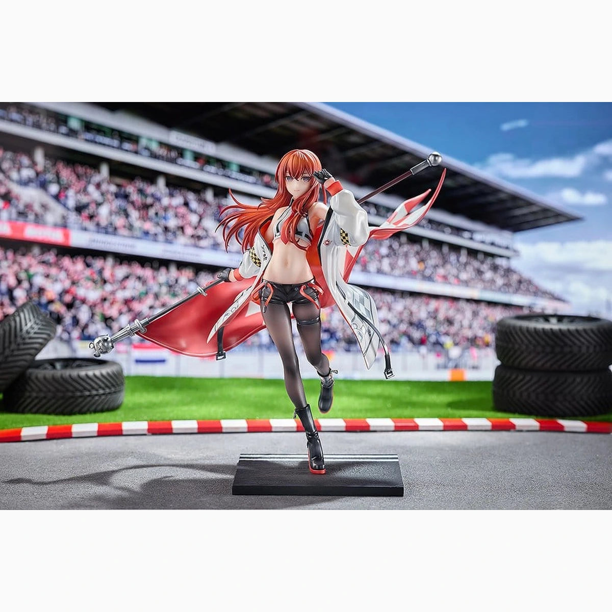 Steins;Gate figurine PVC 1/7 Kurisu Makise: Racing Ver. 24 cm - Image 2