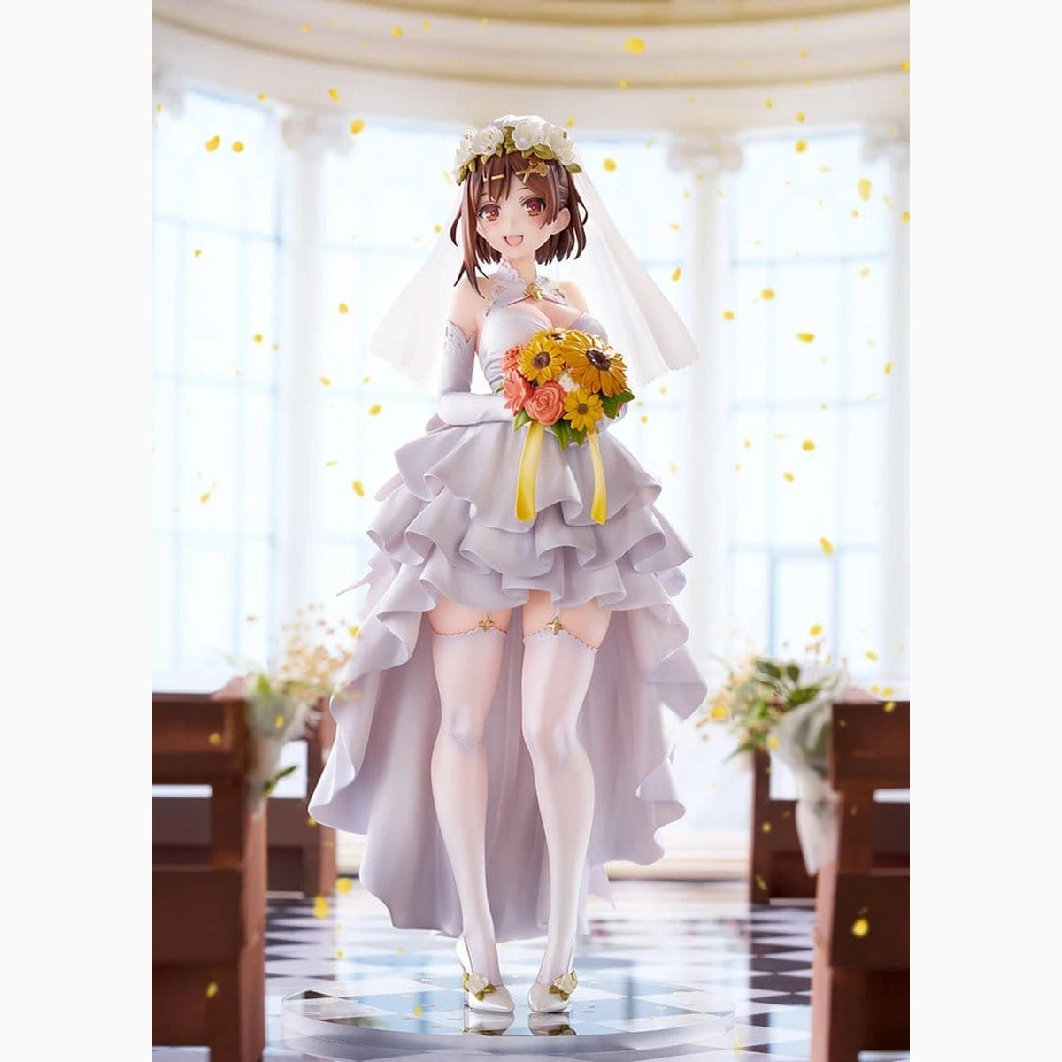 Atelier Ryza 3: Alchemist of the End & the Secret Key figurine PVC 1/7 Ryza (Reisalin Stout) Wedding Style 25 cm - Image 4