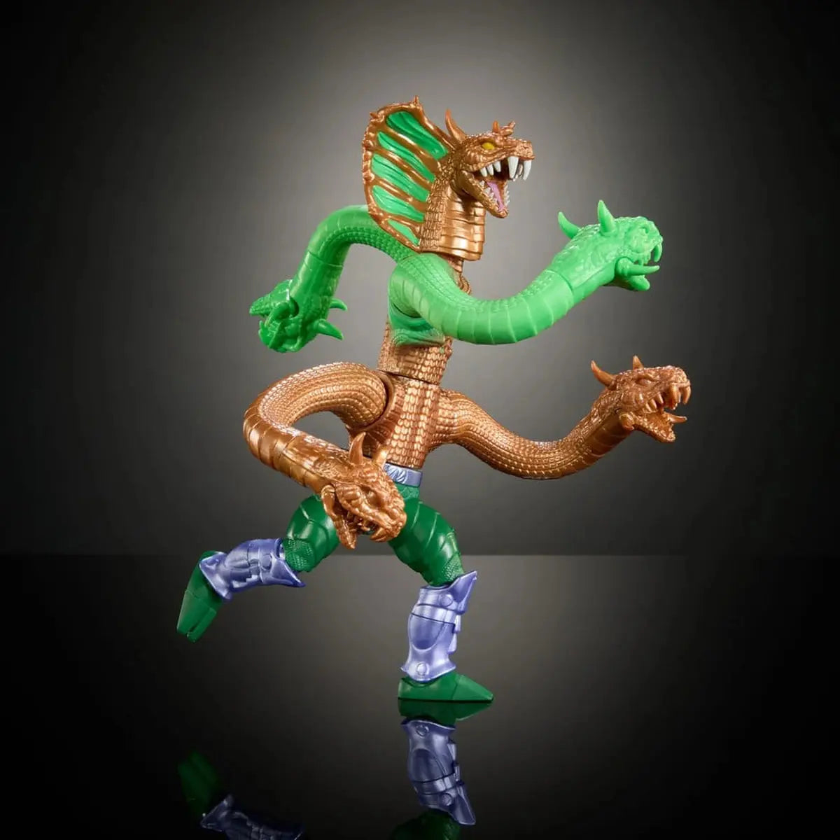 MOTU x TMNT: Turtles of Grayskull figurine Deluxe King Hiss 14 cm - Image 5