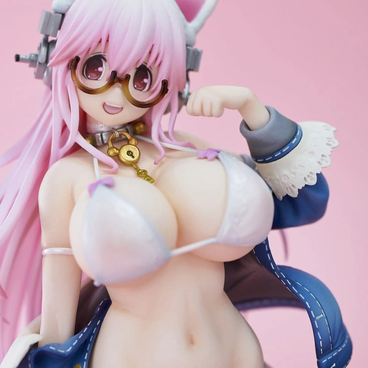 Super Sonico figurine PVC White Cat Ver. (Reissue) 27 cm - Image 3