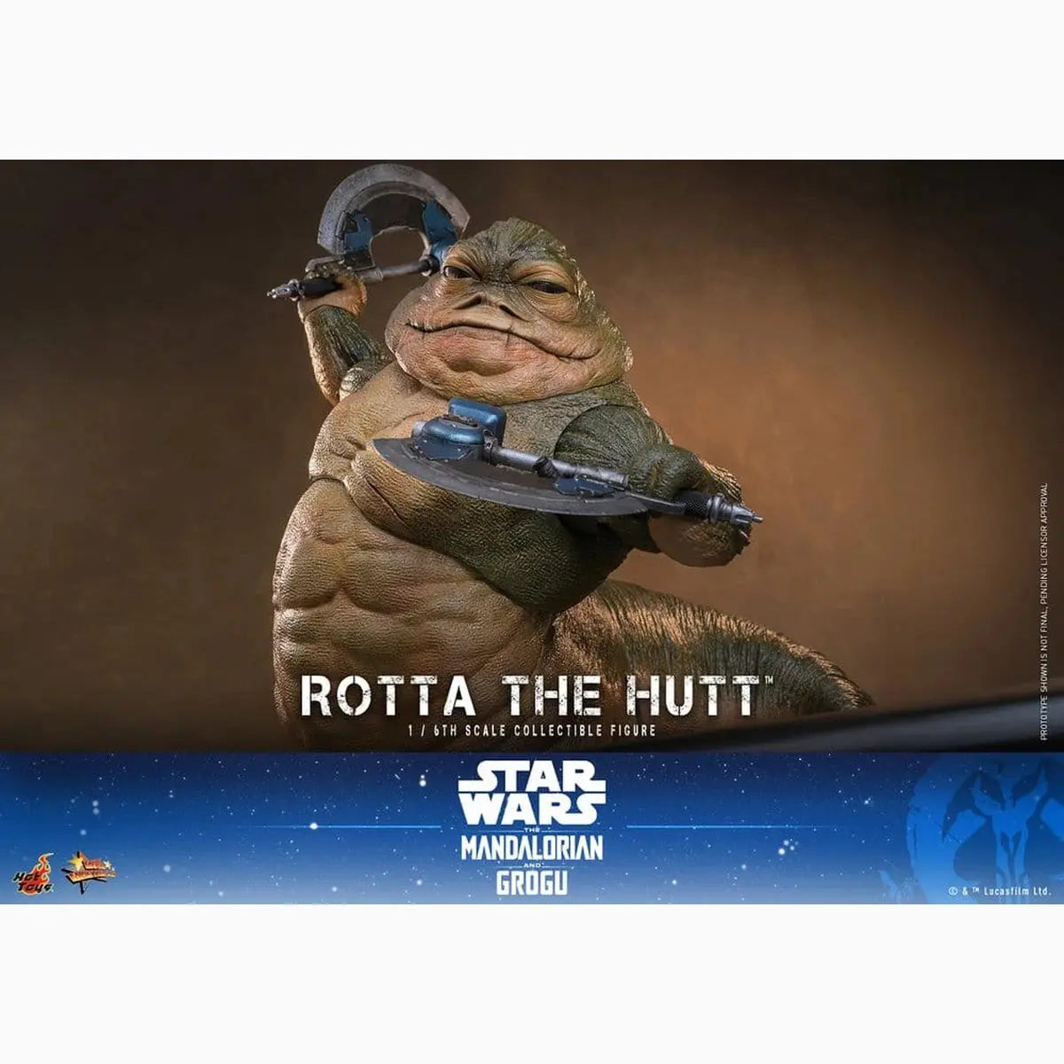 Star Wars Movie Masterpiece figurine 1/6 Rotta The Hutt 32 cm - Image 4