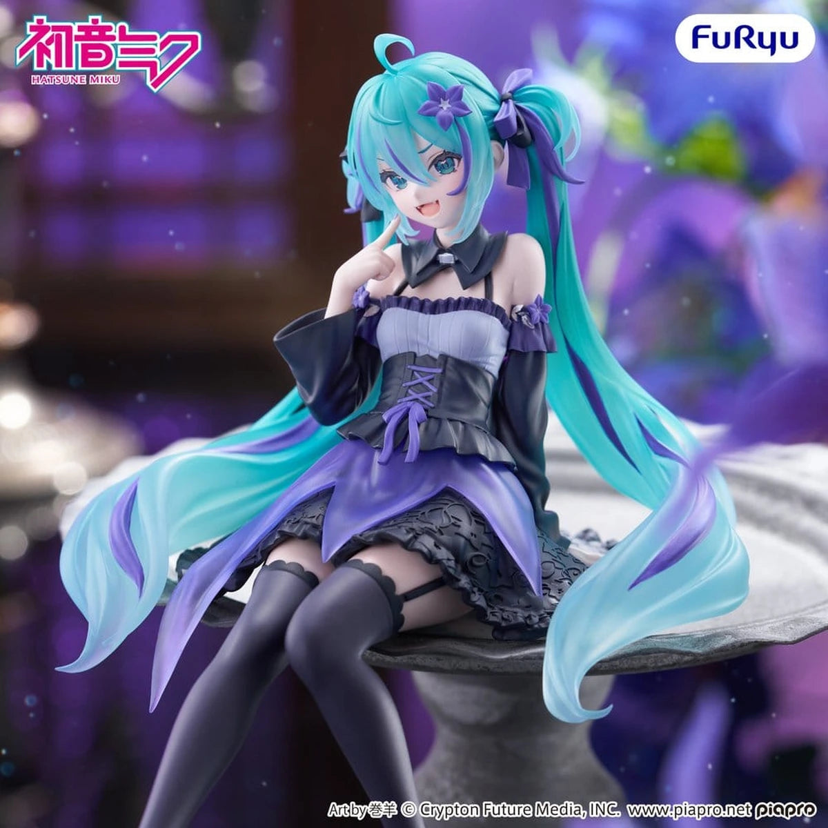 Hatsune Miku figurine PVC Noodle Stopper Flower Fairy Bellflower 14 cm - Image 4