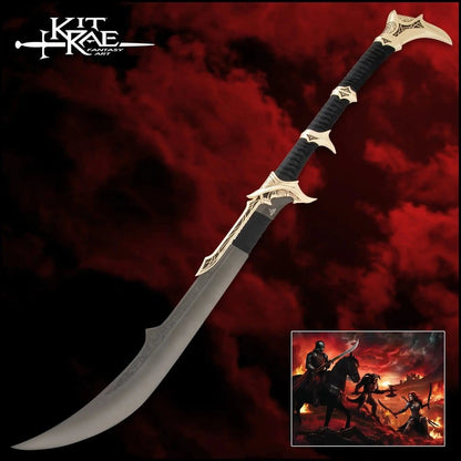 Kit Rae Swords of the Ancients réplique Savathos-Mithrodin épée de guerre Gold Version 111 cm - Image 1