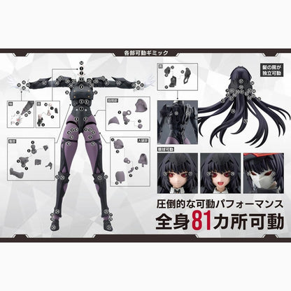 Megalomaria Unlimited Universe Plastic Model Kit Maria Kagaribi Dress Code 16 cm - Image 3