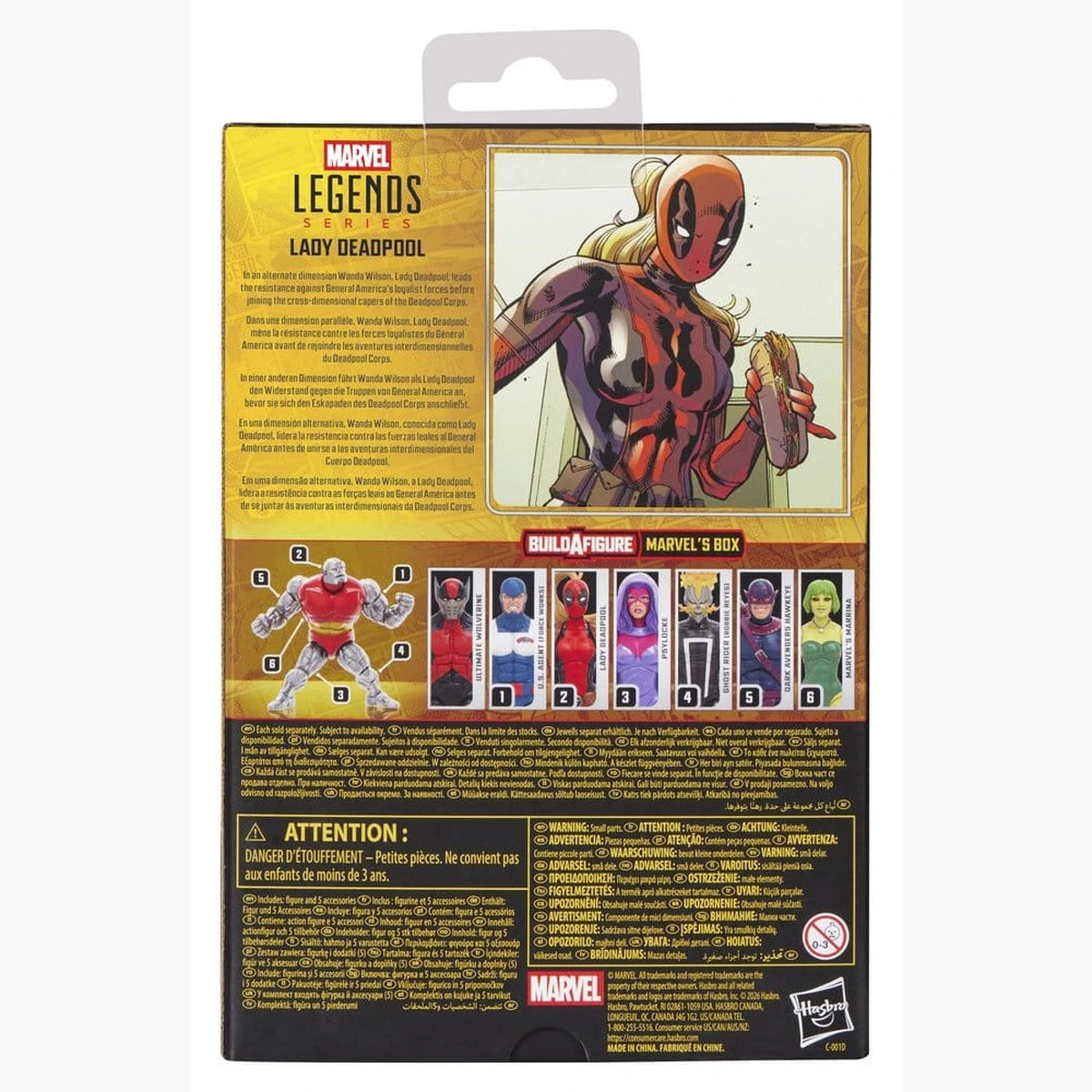 Marvel Legends figurine Lady Deadpool (BAF: Marvel's Box) 15 cm - Image 3