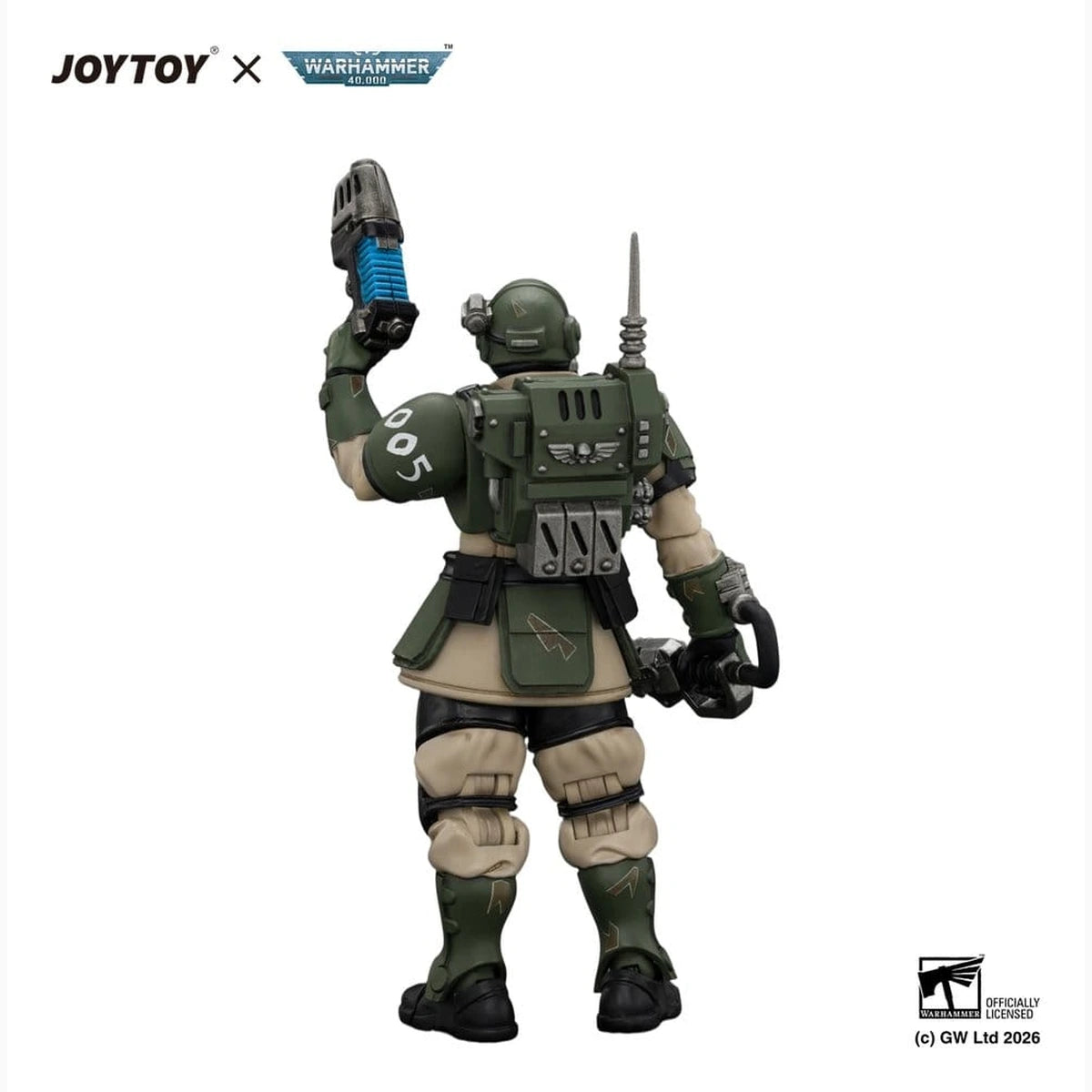 Warhammer figurine Astra Militarum Kasrkin 1 with Chainsword and Plasma Pistol - Image 3