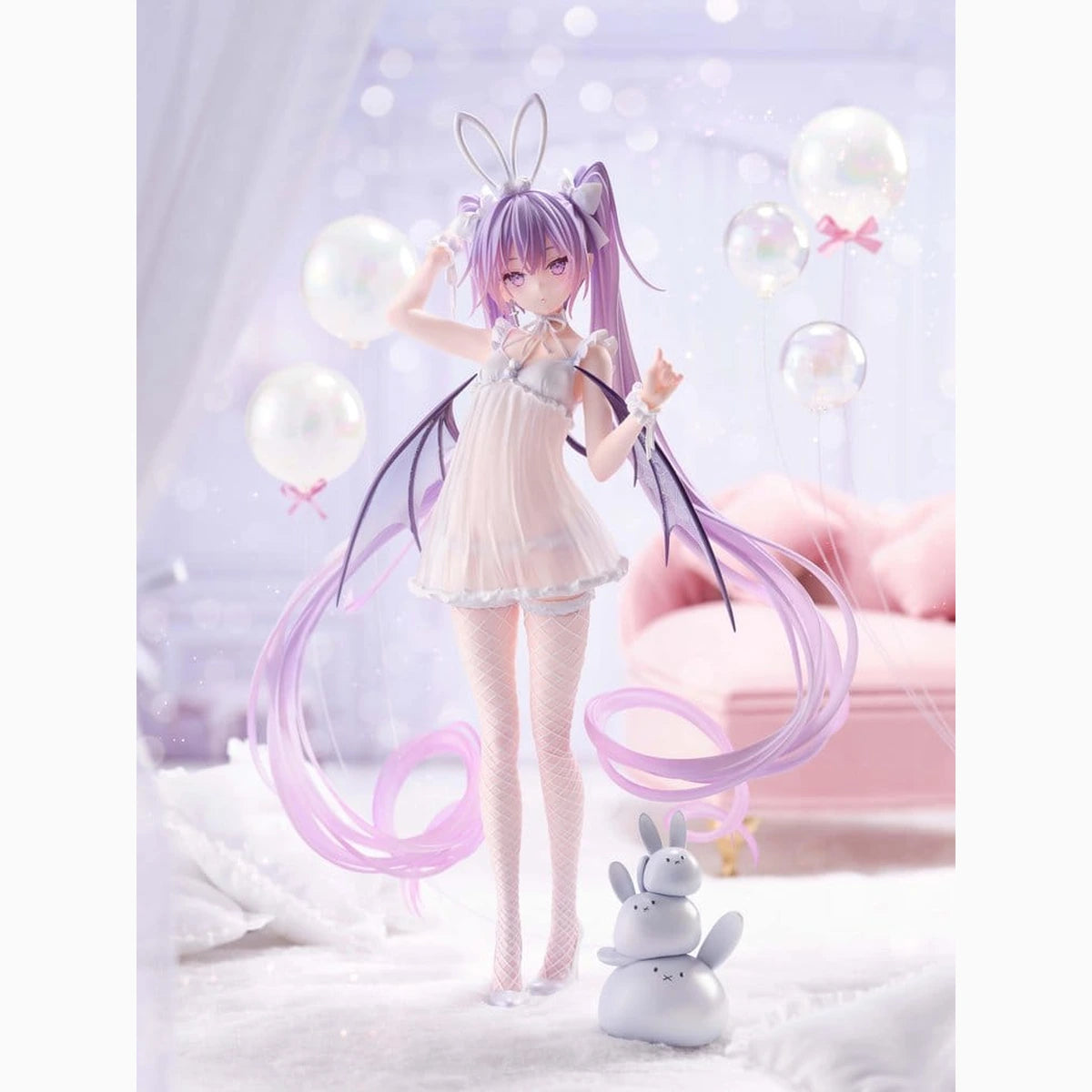 rurudo Original Character figurine PVC 1/7 Eve Usamimi Lingerie Ver. 27 cm (re-run) - Image 3
