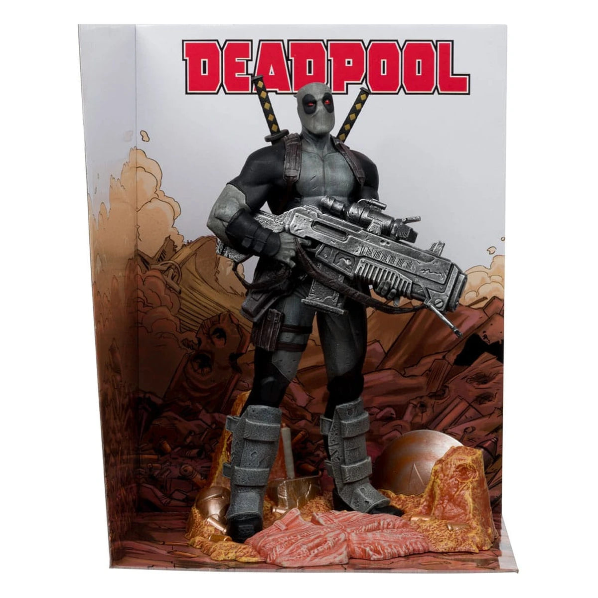 Marvel Collection statuette PVC 1/6 Deadpool (Deadpool #1)(Grey Suit Chase) 27 cm - Image 1