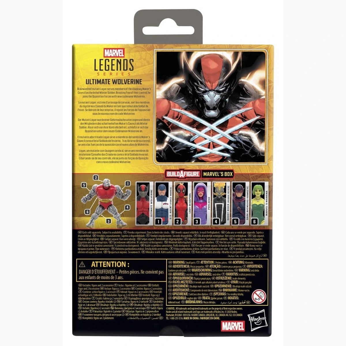 Marvel Legends figurine Ultimate Wolverine 15 cm - Image 3