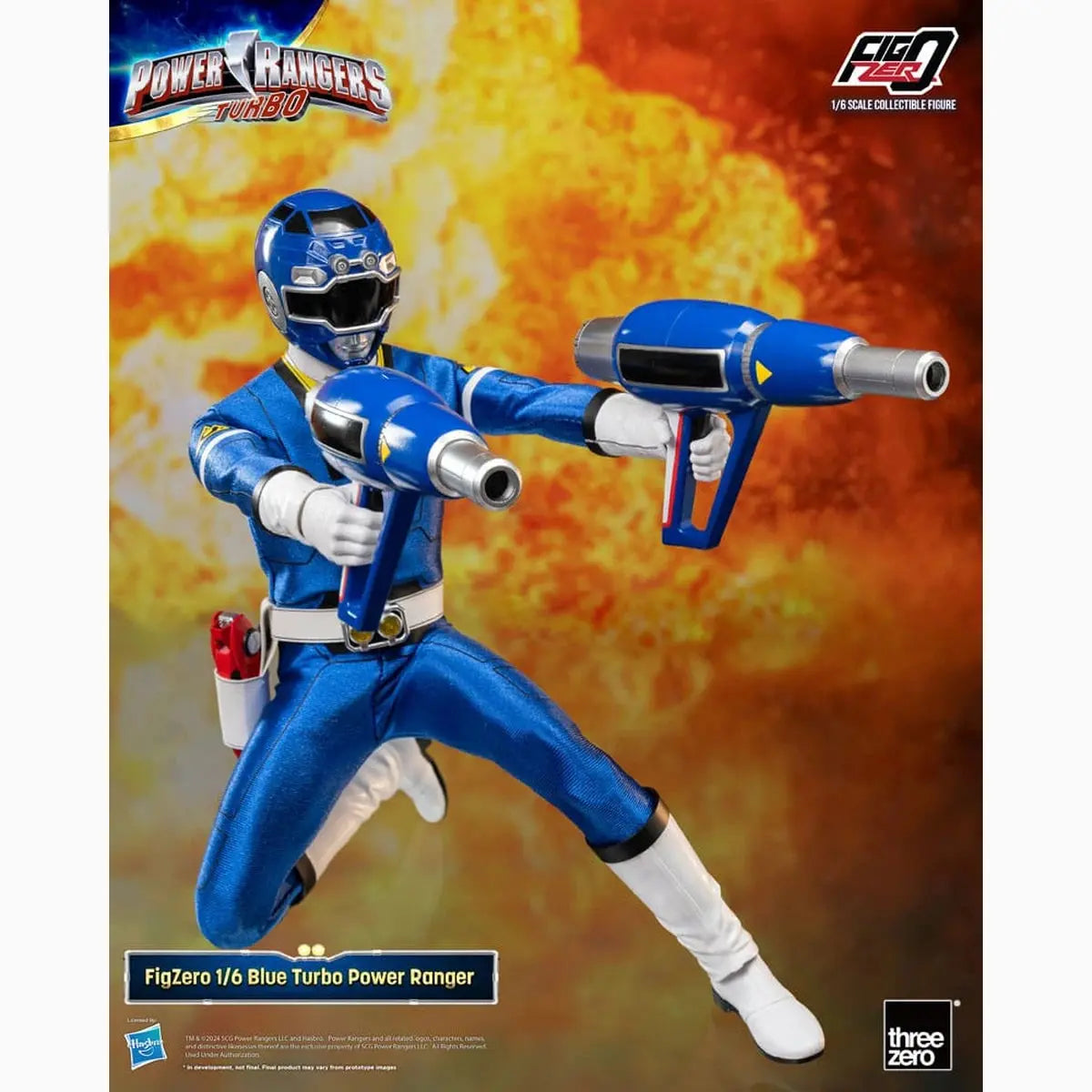 Power Rangers Turbo figurine FigZero 1/6 Blue Turbo Power Ranger 30 cm - Image ajoutée 18