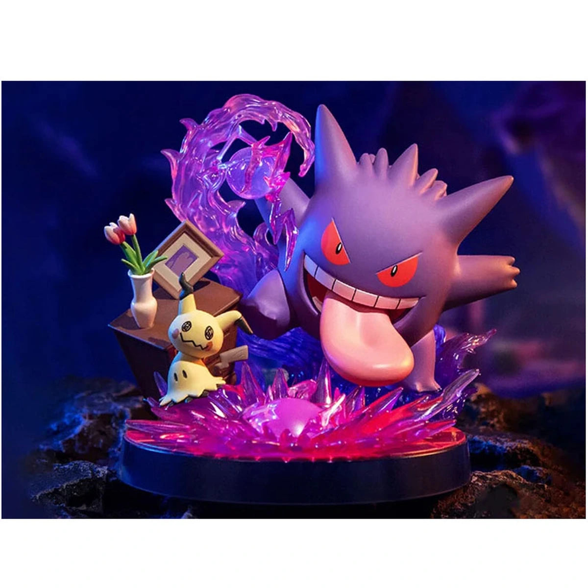 Pokemon Funism Prime Figure Diorama Ectoplama & Mimiki 20cm - Image 2