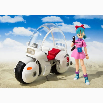 Dragon Ball Véhicule avec figurine S.H. Figuarts Bulma's Motorcycle Hoipoi Capsule No. 9 17 cm - Image 5
