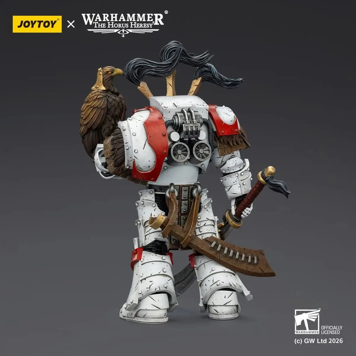 Warhammer 40,000 figurine White Scars Legion Praetor in Cataphractii Terminator Armour with Cyber Hawk Chogorian sword and combi-melta 14 cm - Image 5