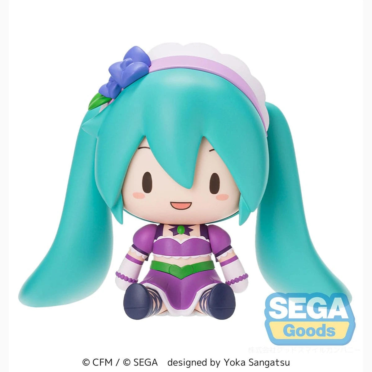 Character Vocal Series 01: Hatsune Miku figurine Fuwa Petit Chibi Hatsune Miku x Love and Berry Dress Up and Dance! Sparkly Purple 8 cm - Image 7