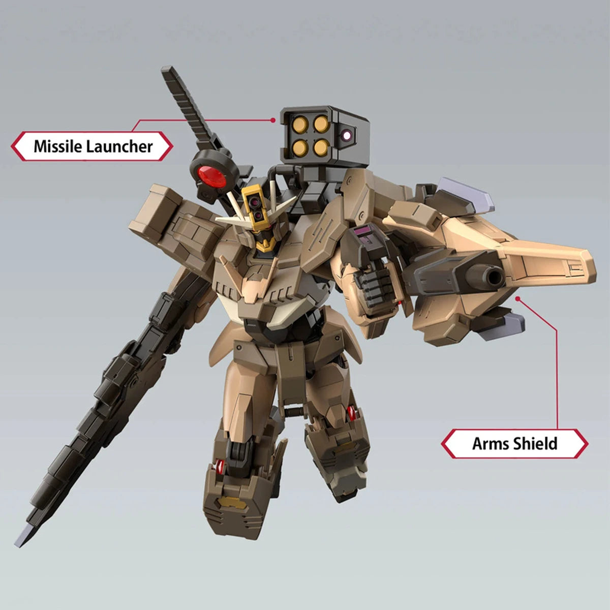 Gundam Gunpla HG 1/144 010 Gundam 00 Command Qant Desert Type - Image 3
