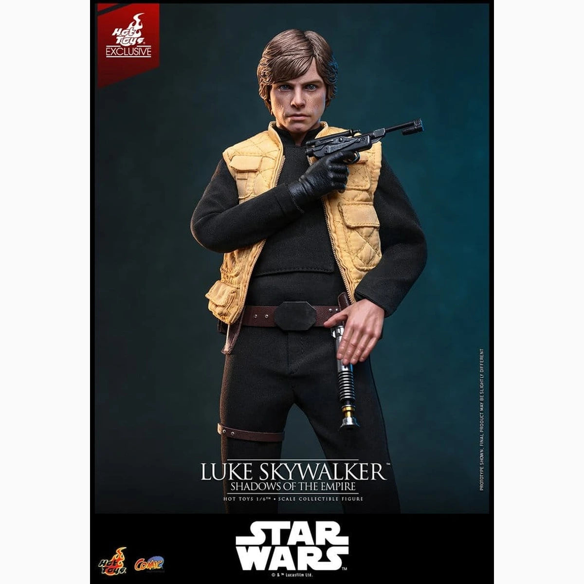 Star Wars Comic Masterpiece figurine 1/6 Luke Skywalker (Shadows Of The Empire) (Hot Toys Exclusive) 28 cm - Image 7