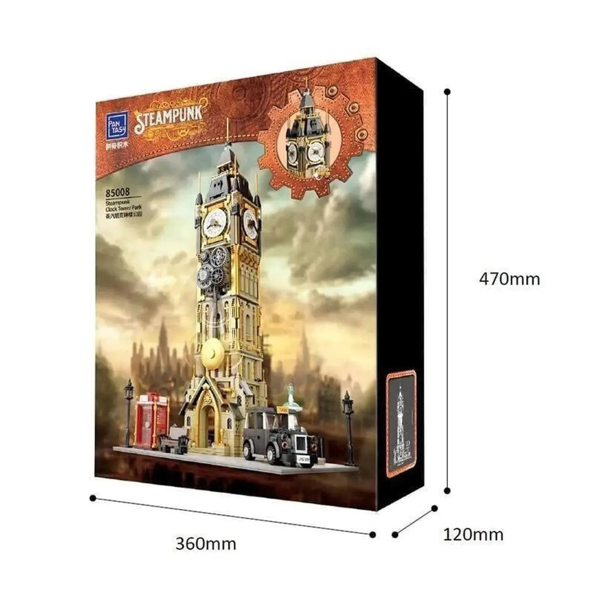 Joyside Series Pantasy Steampunk Clock Tower Park 57cm Set A Construire - Image 2