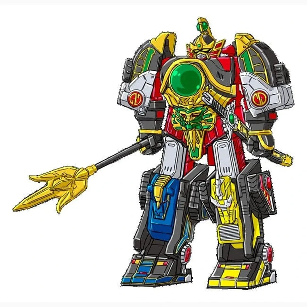 Power Rangers Thunder Megazord with Mega Power Sword figurine 28 cm - Image ajoutée 2