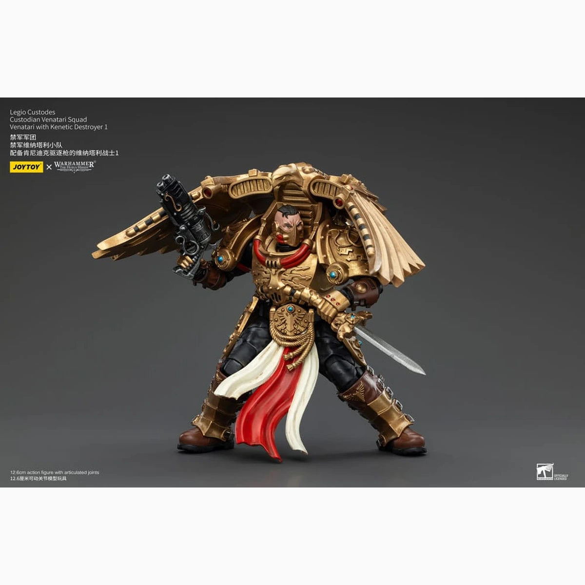 Warhammer The Horus Heresy figurine 1/18 Legio Custodes Custodian Venatari Squad Venatari with Kenetic Destroyer 1 13 cm - Image 7