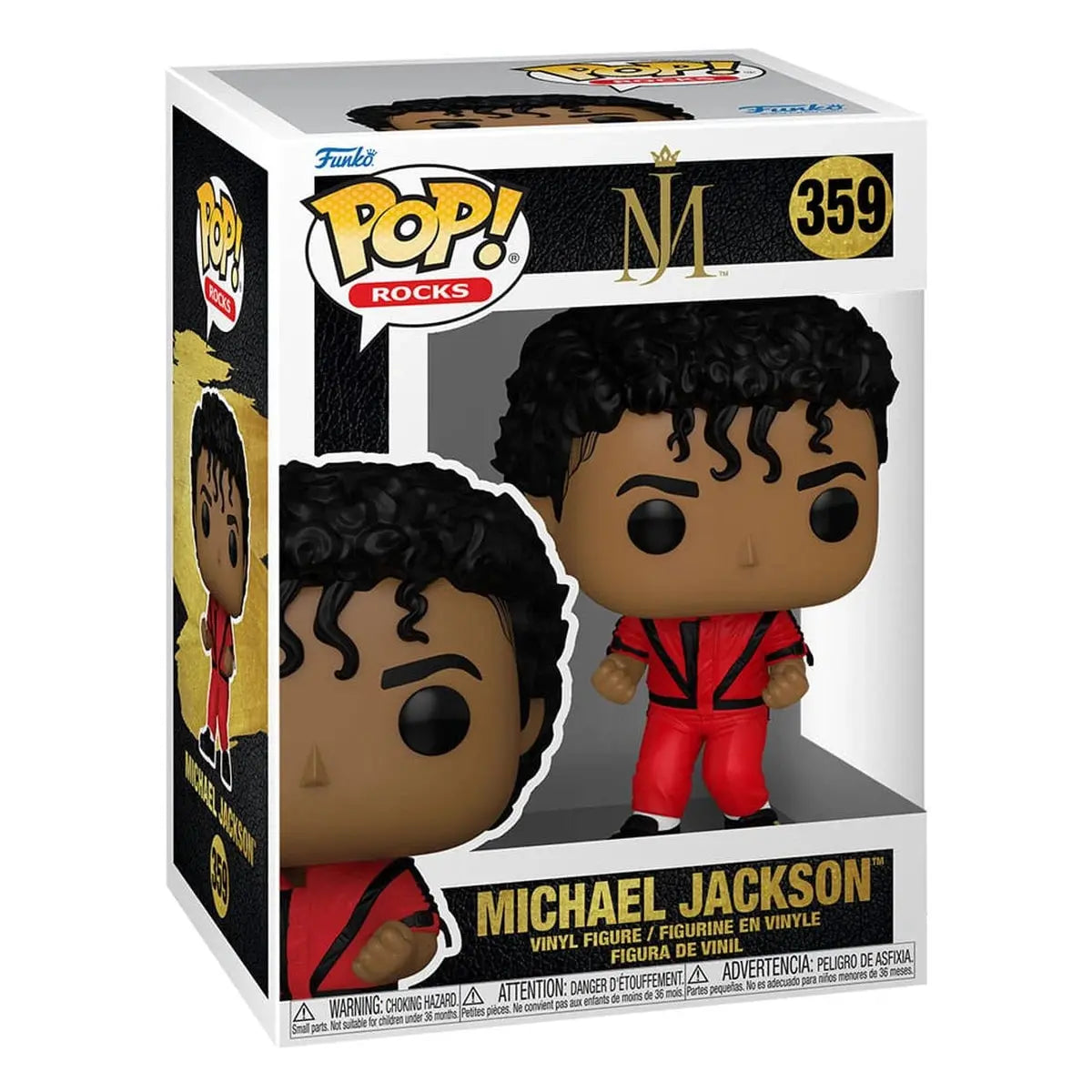 Michael Jackson POP! Rocks Vinyl Figurine Thriller 9 cm - Image 4