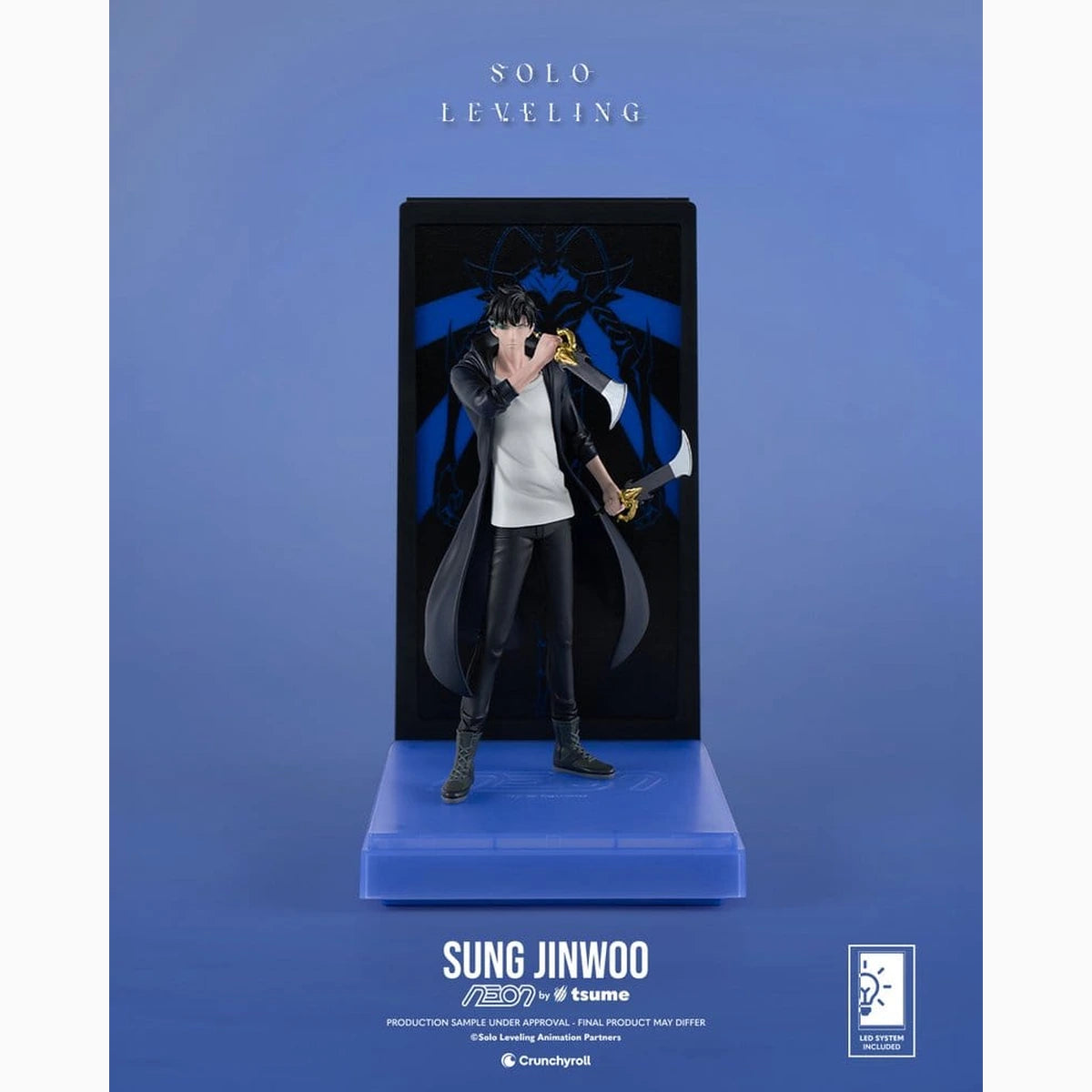 Solo Leveling figurine Neon 1/9 Sung Jinwoo 20 cm - Image 1