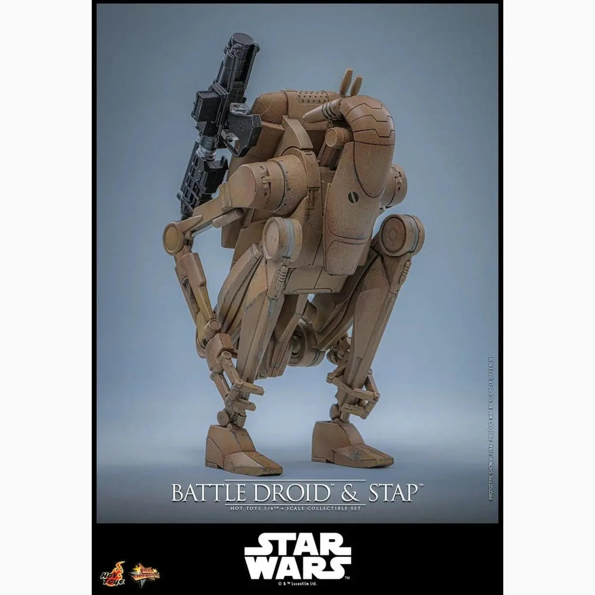 Star Wars: The Phantom Menace Movie Masterpiece set de figurines 1/6 Battle Droid & STAP 32 cm - Image 6