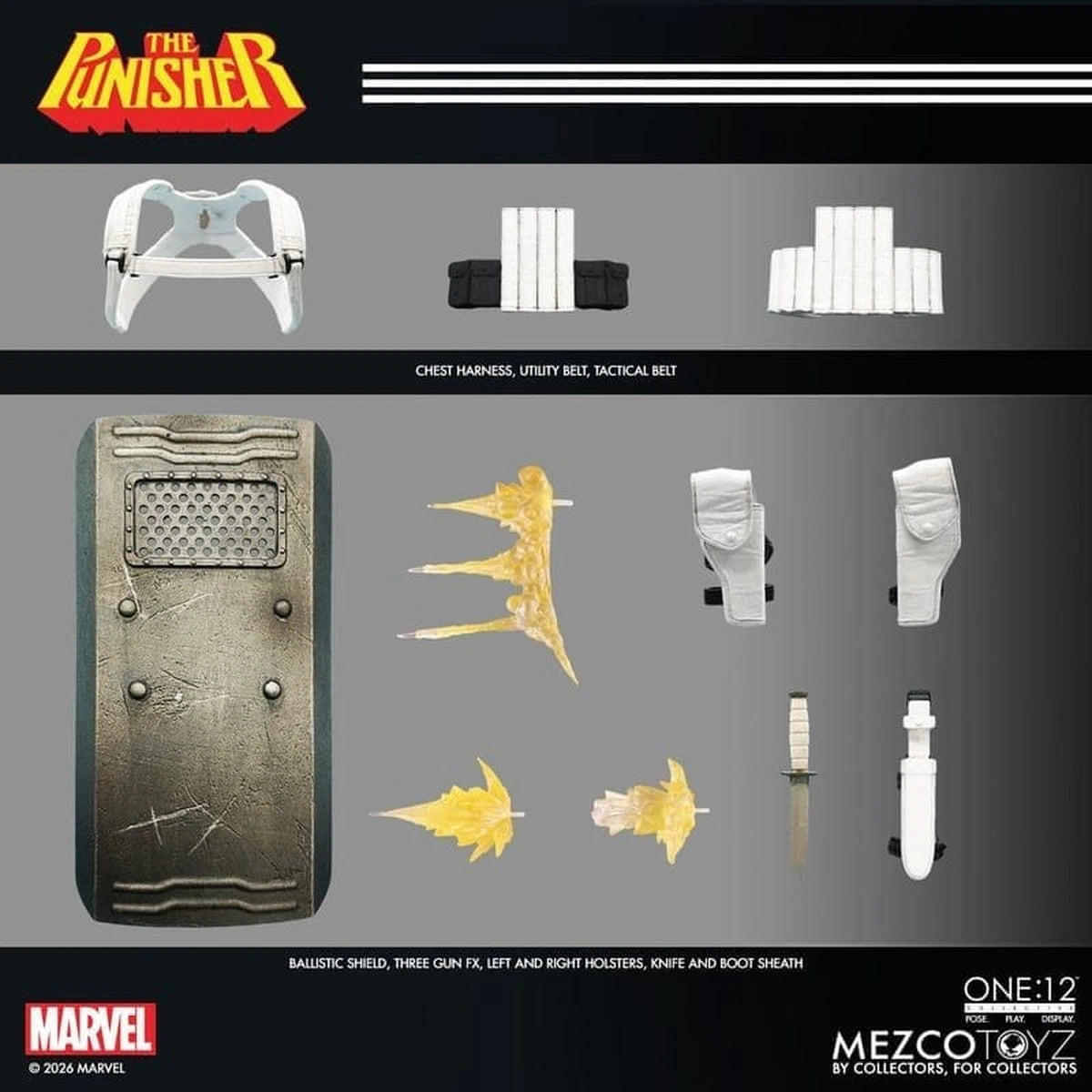 Marvel Comics One:12 Collective figurine 1/12 Punisher 17 cm - Image 4