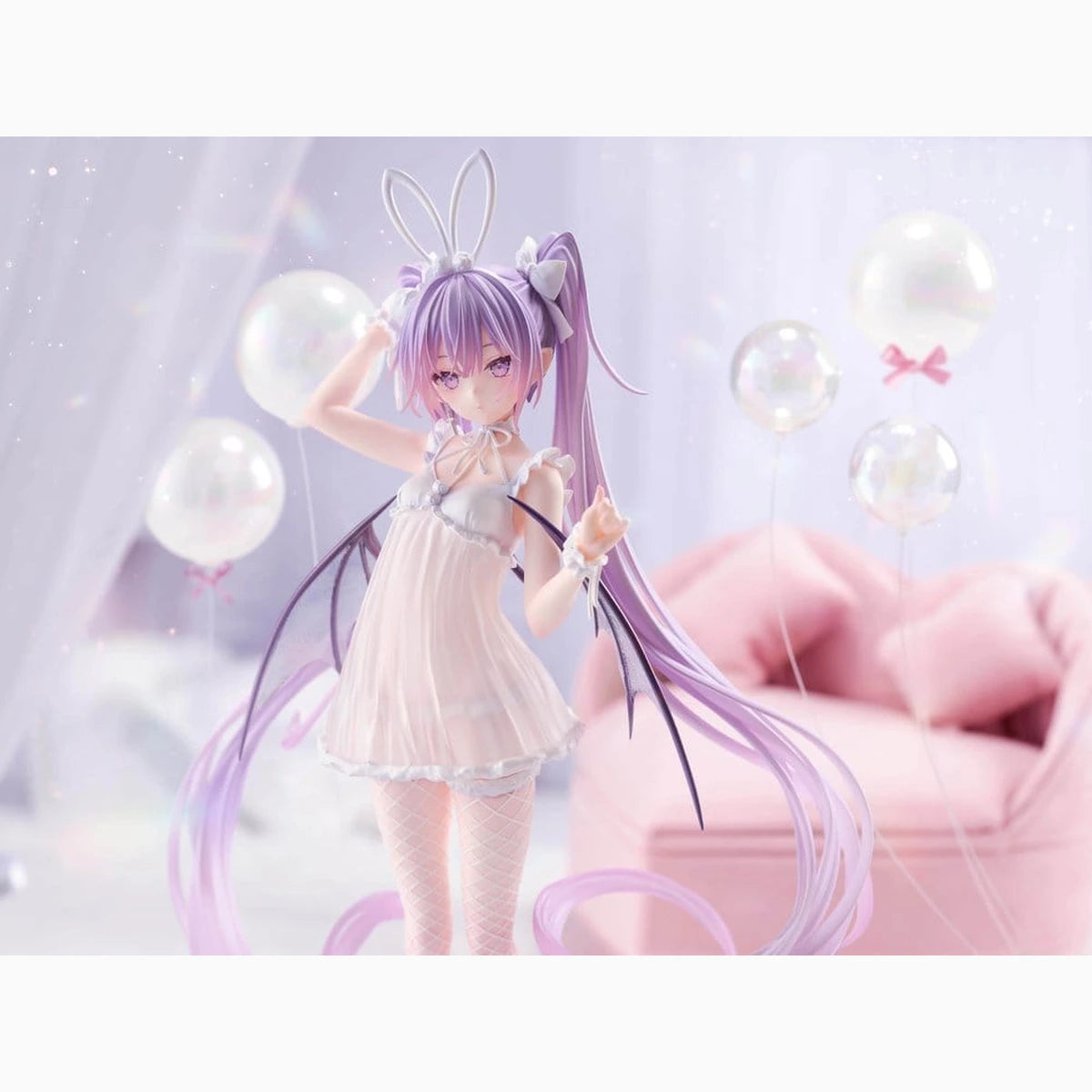 rurudo Original Character figurine PVC 1/7 Eve Usamimi Lingerie Ver. 27 cm (re-run) - Image 4