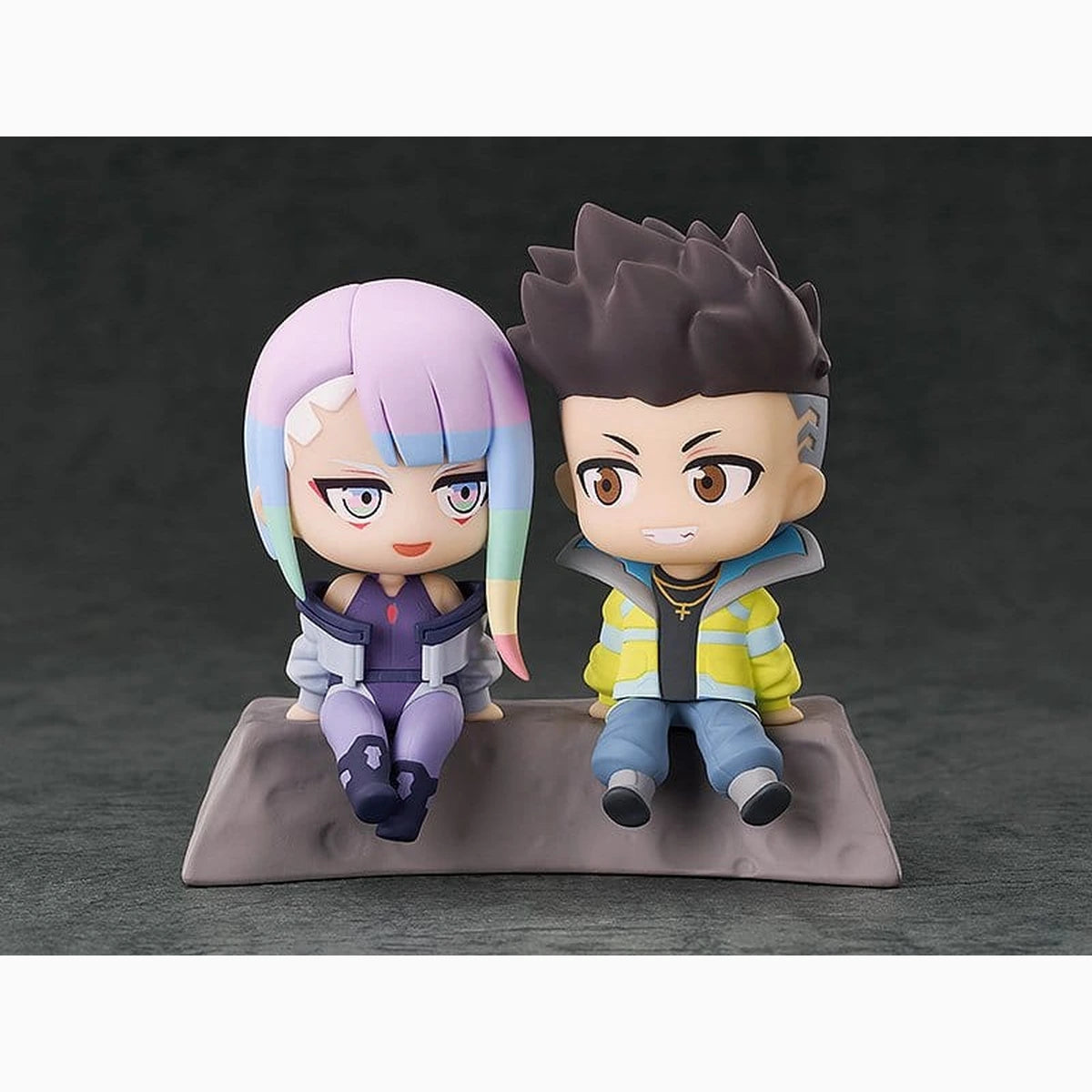 Cyberpunk: Edgerunners pack 2 figurines PVC Qset+ David & Lucy 8 cm - Image 2