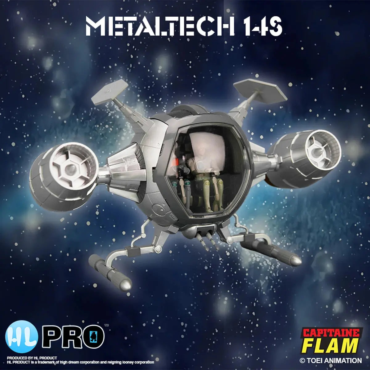 Captaine Flam Metaltech 14S Cosmoliner Cosmolem Silver Edition Box FR - Image 2