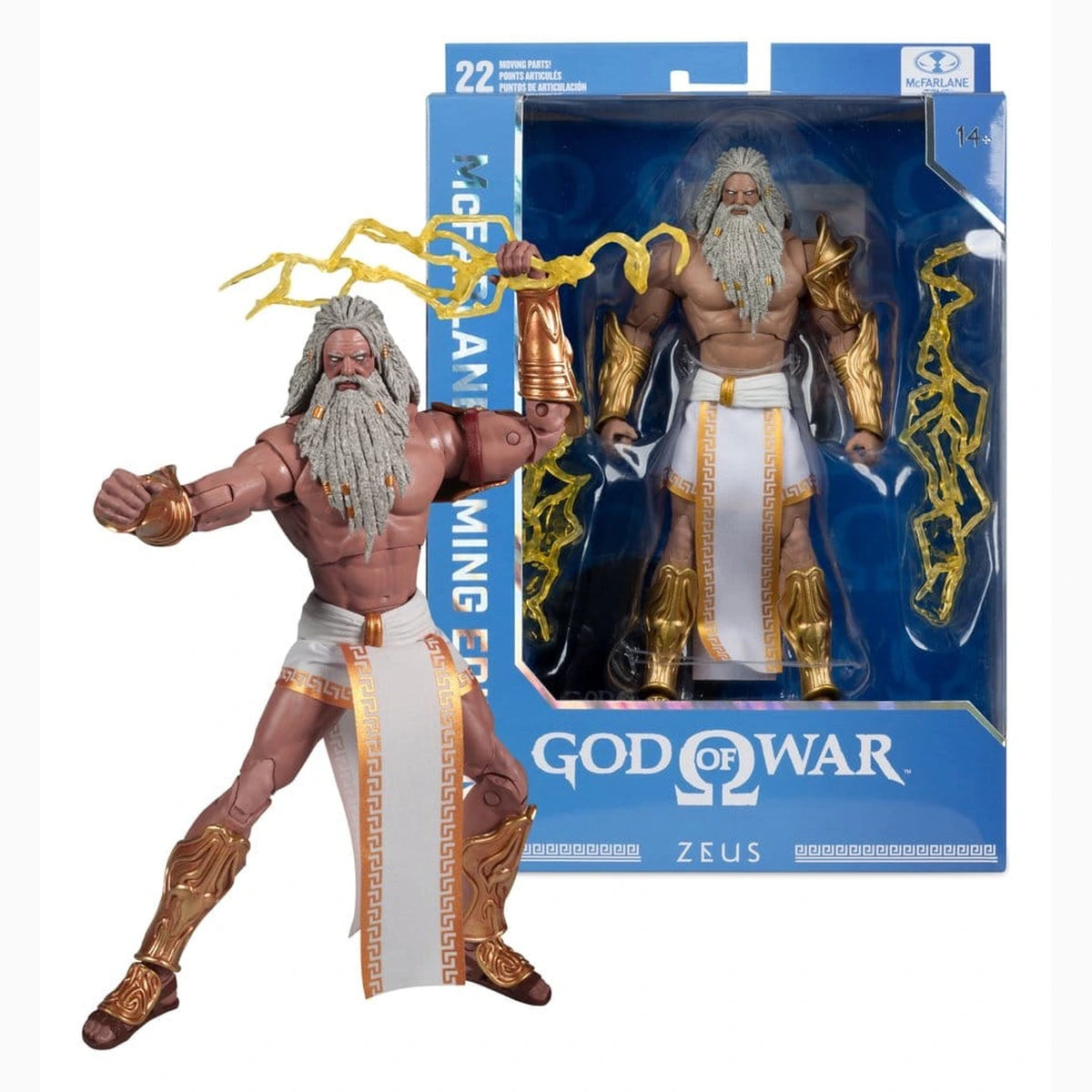 God of War McFarlane Gaming Edition figurine Zeus 18 cm - Image 3