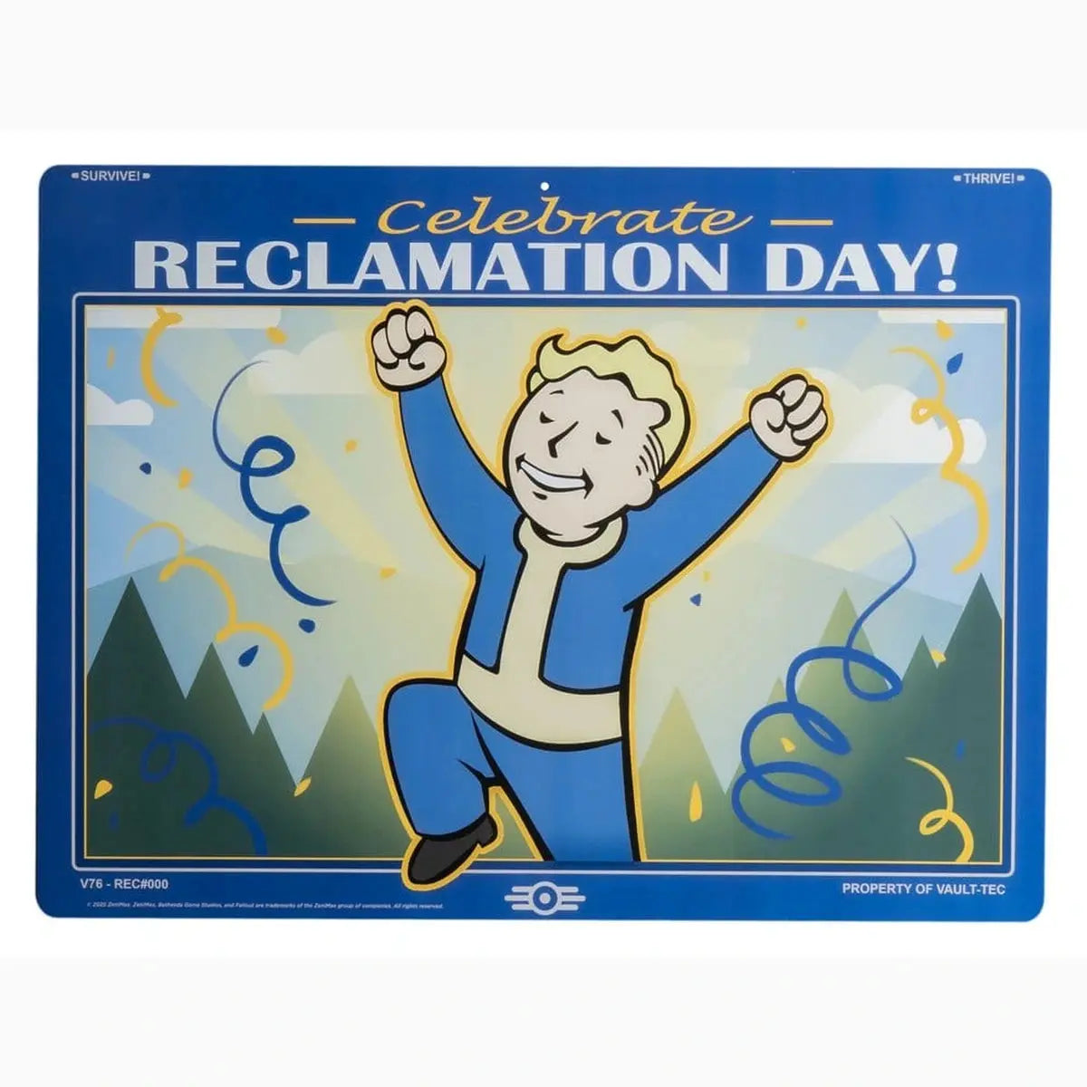 Fallout panneau métal Reclamation Day - Image 3