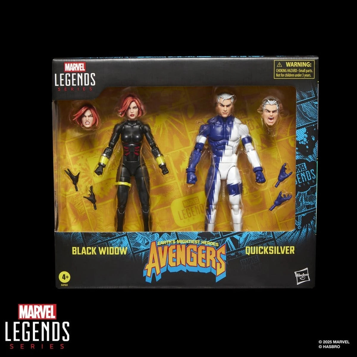 Avengers Marvel Legends pack 2 figurines Black Widow & Quicksilver 15 cm - Image 4