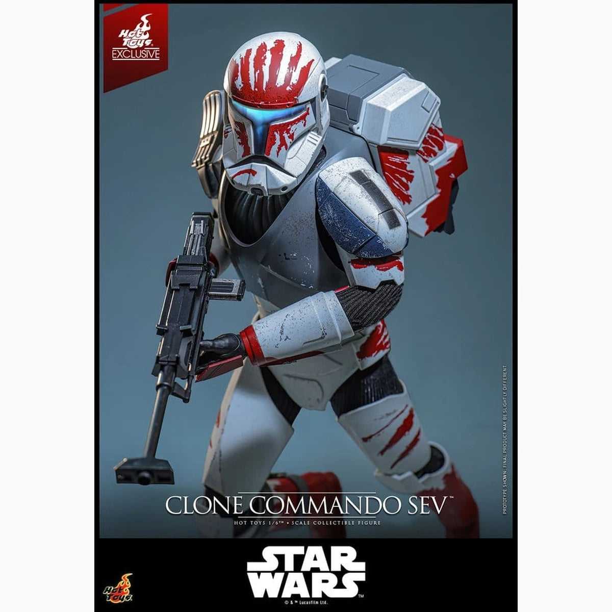Star Wars: The Clone Wars Television Masterpiece figurine 1/6 Clone Commando Sev (Hot Toys Exclusive) 30 cm - Image 6
