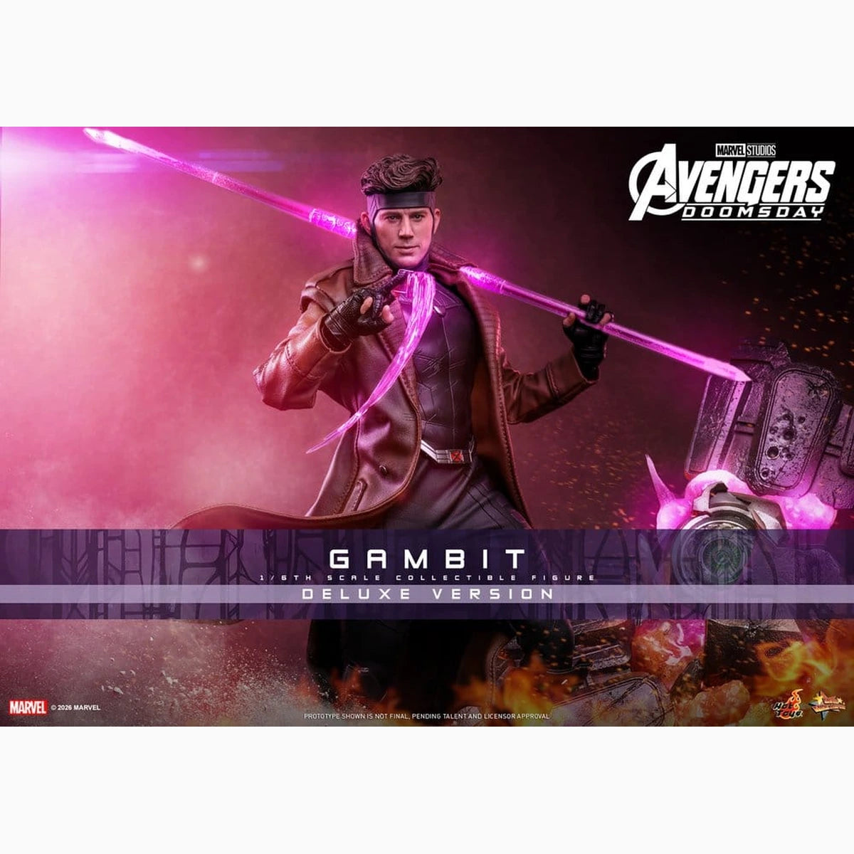 Avengers: Doomsday Movie Masterpiece figurine 1/6 Gambit (Deluxe Version) 31 cm - Image 3