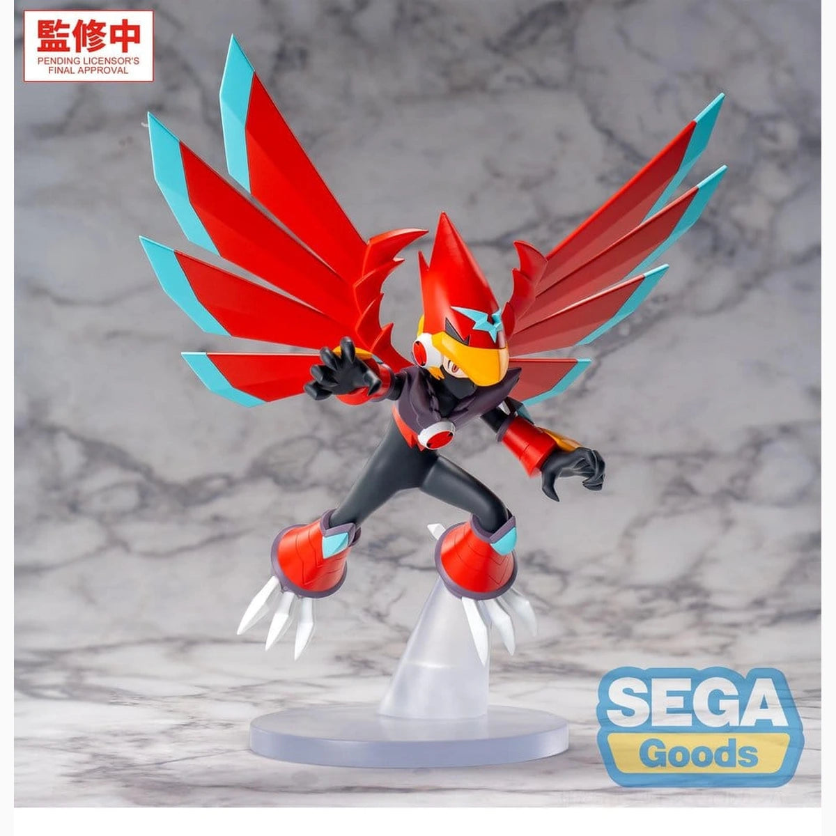 Mega Man Battle Network figurine PVC Luminasta Mega Man Falzar Beast 19 cm - Image 1