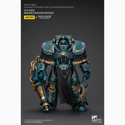 Warhammer The Horus Heresy figurine Alpha Legion Lernaean Terminator with Conversion Beam Cannon 20 cm - Image 5