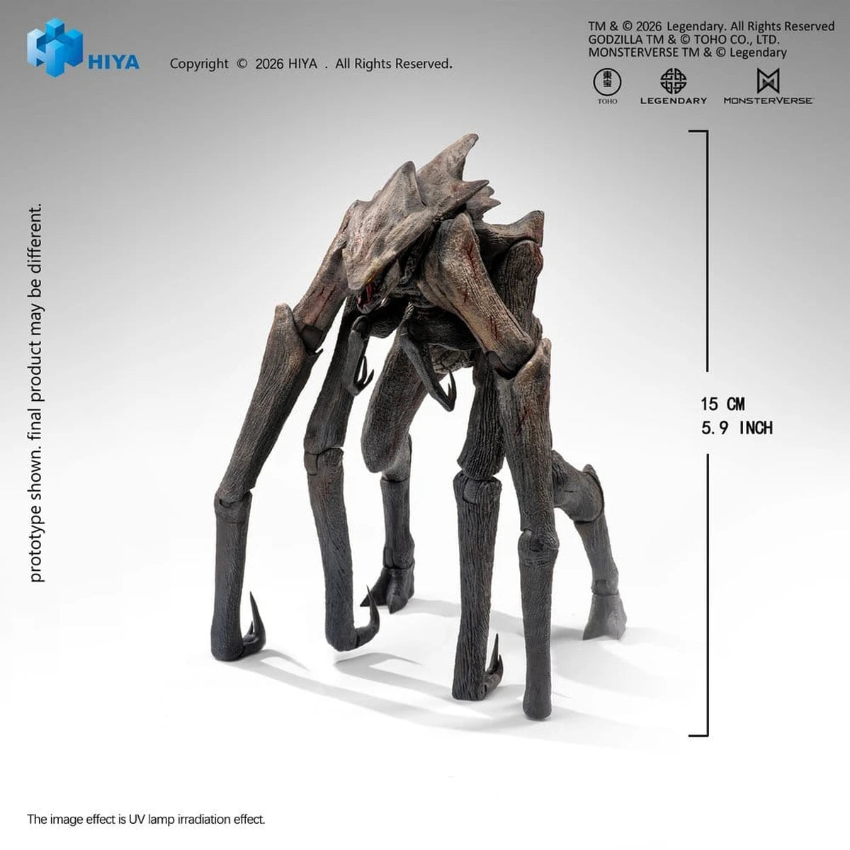 Godzilla II : Roi des Monstres Exquisite Basic figurine Muto 15 cm - Image 3