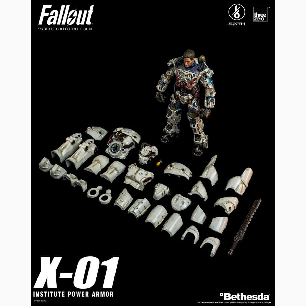 Fallout figurine FigZero 1/6 X-01 Institute Power Armor 37 cm - Image 3