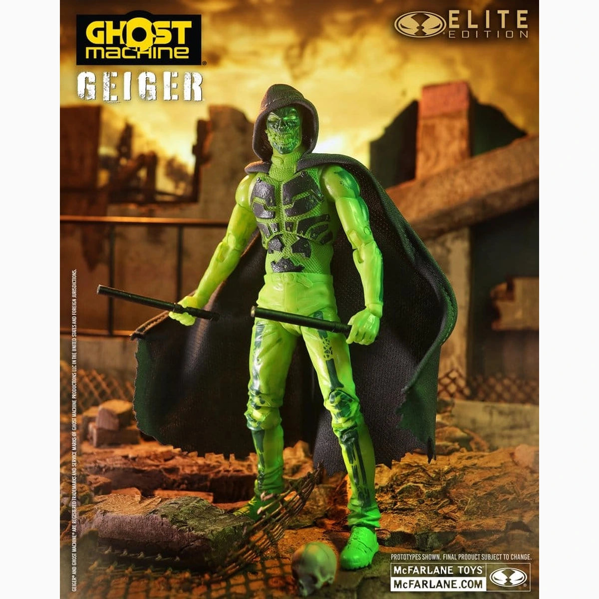 Ghost Machine McFarlane Elite Edition figurine deluxe Geiger 18 cm - Image 7