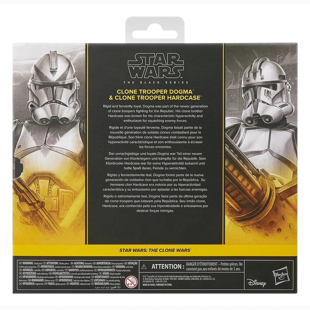 Star Wars: The Clone Wars Black Series pack de 2 figurines Clone Troopers Dogma & Hardcase 15 cm - Image 2