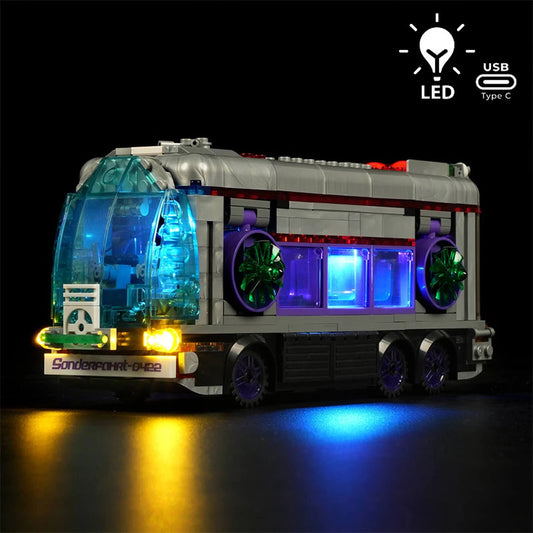 Lumibricks Cyberpunk Neoncity 17003 Future Bus - Image 1
