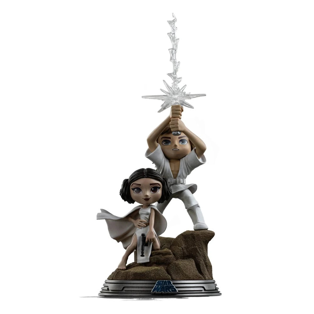 Star Wars figurine Mini Co. PVC Luke & Leia 30 cm - Image 1