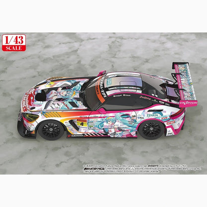 Hatsune Miku GT Project véhicule 1/43 Good Smile Hatsune Miku AMG 2021 SUPER GT 100th Race Commemorative Ver. 11 cm - Image 5