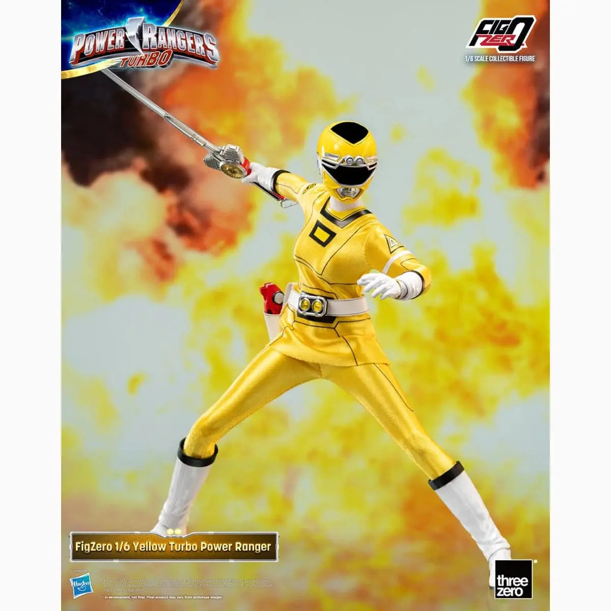 Power Rangers Turbo figurine FigZero 1/6 Yellow Turbo Power Ranger 30 cm - Image ajoutée 20
