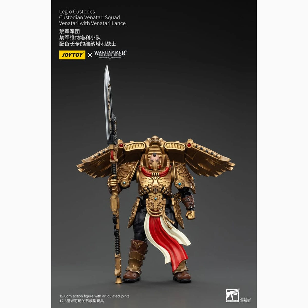Warhammer The Horus Heresy figurine 1/18 Legio Custodes Custodian Venatari Squad Venatari with Venatari Lance 13 cm - Image 1