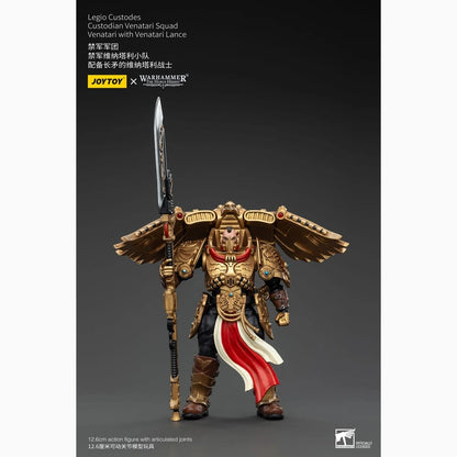 Warhammer The Horus Heresy figurine 1/18 Legio Custodes Custodian Venatari Squad Venatari with Venatari Lance 13 cm - Image 1