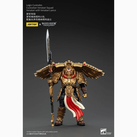 Warhammer The Horus Heresy figurine 1/18 Legio Custodes Custodian Venatari Squad Venatari with Venatari Lance 13 cm - Image 1