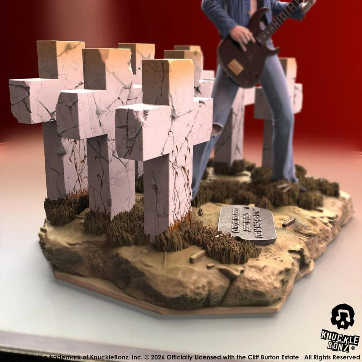 Metallica Rock Iconz figurine Cliff Burton III 21 cm - Image 6