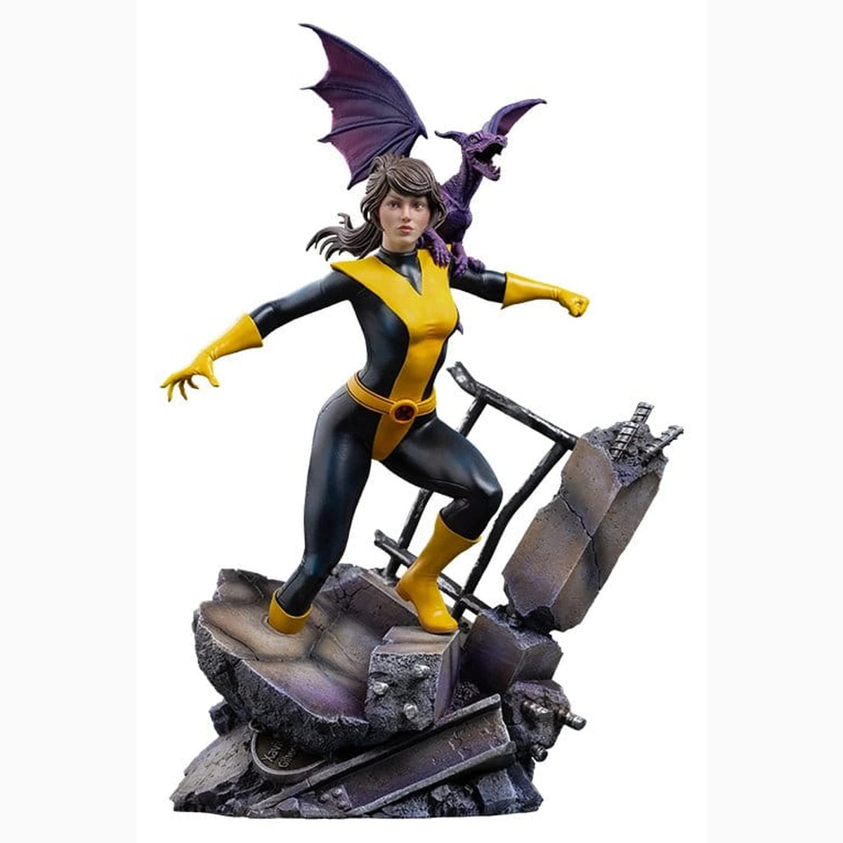 Marvel Kitty Pride & Lockheed X-Men Comics BDS Art Scale statuette 1/10 Kitty Pride & Lockheed 24 cm - Image 1
